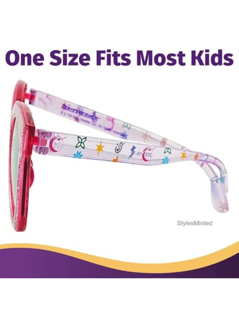 Kids Unicorn Academy Sunglasses UV 400 Protection Lightweight